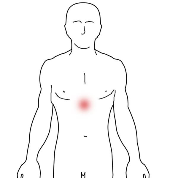 Douleur au plexus solaire